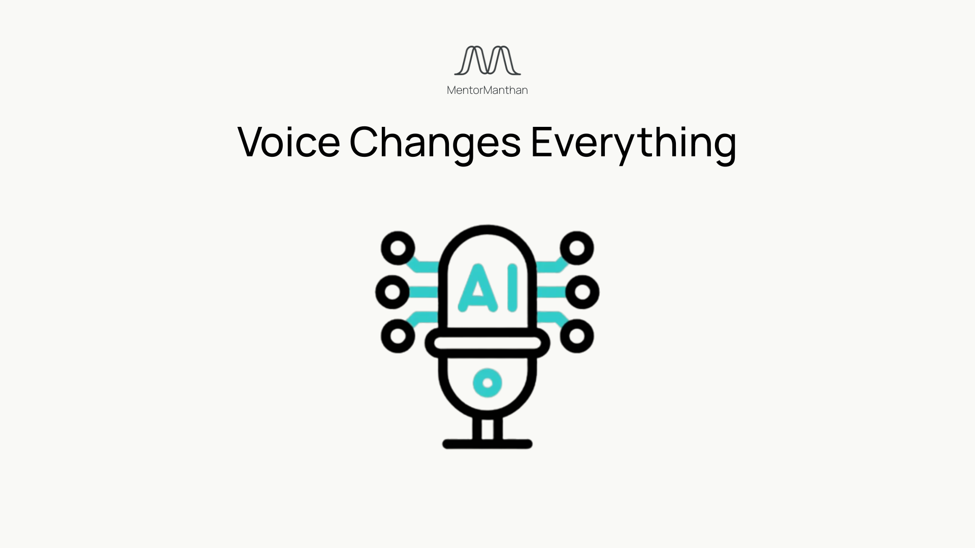 Voice Changes Everything: Why we built MentorManthan voice-first